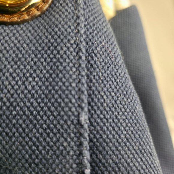 Michael Kors Marina Bicolor Canvas Tote Bag in navy blue w/ Rope Handle 💙✨ - Picture 12 of 16